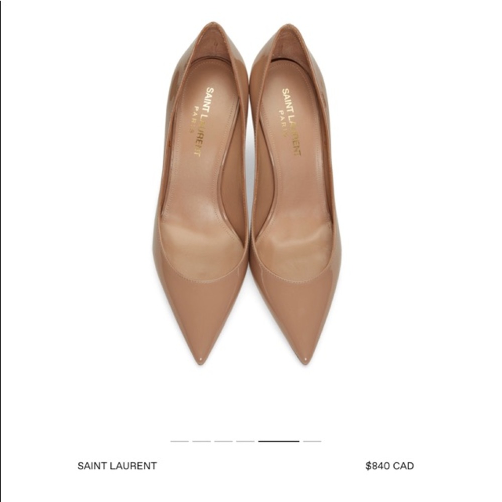 Nude YSL pumps
